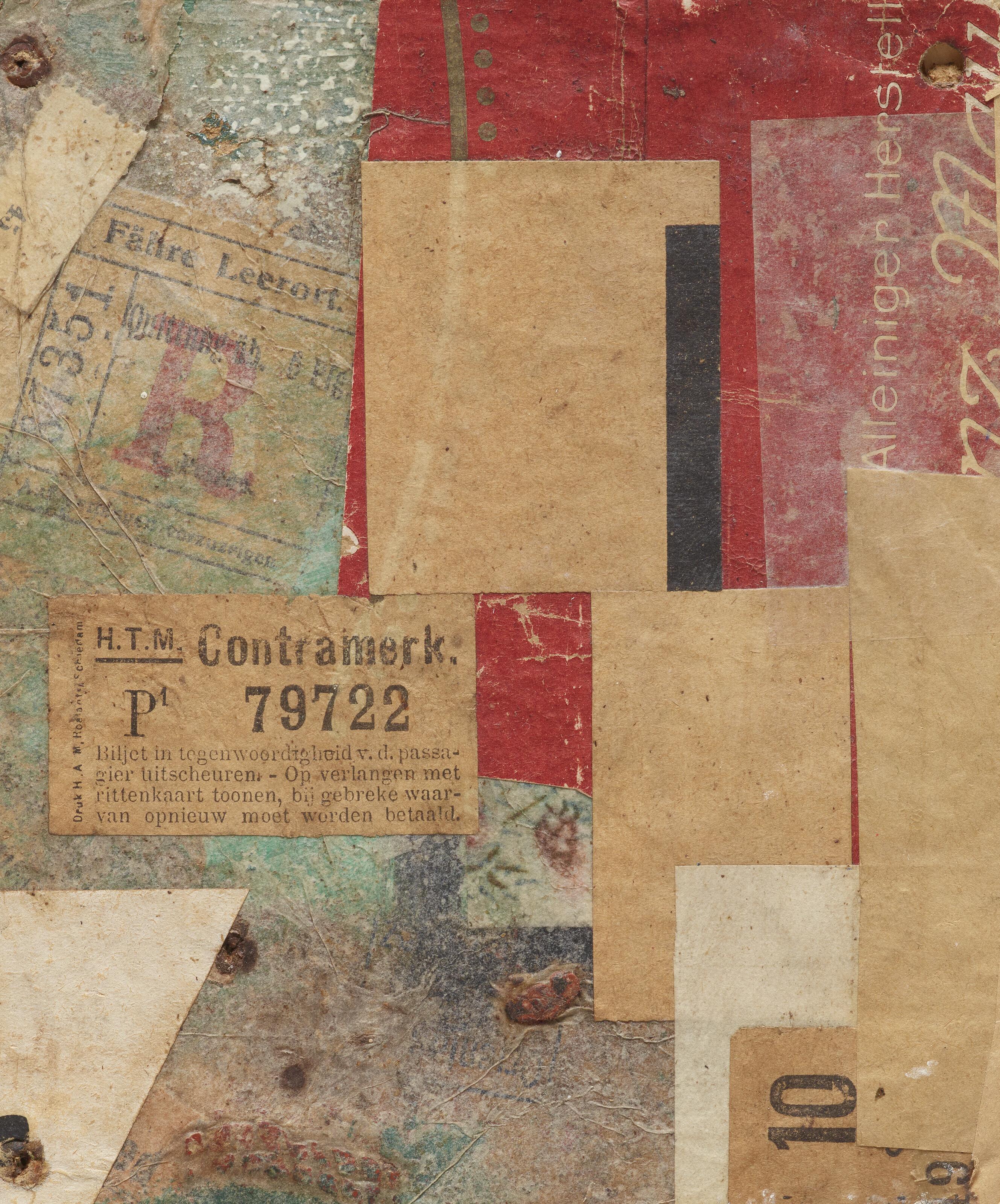 Kurt Schwitters - Ohne Titel (Contramerk.)