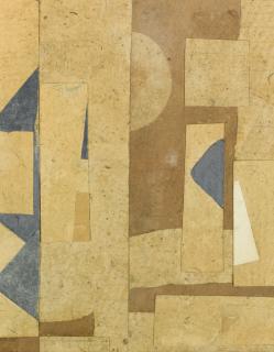 Kurt Schwitters - Ohne Titel, Hell- Und Dunkelbraun (Untitled, Light- And Dark Brown)