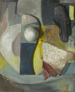 Kurt Schwitters - Ohne Titel (Merzbild Mit Schuhsohle) Untitled (Merz Picture With Shoe Sole)