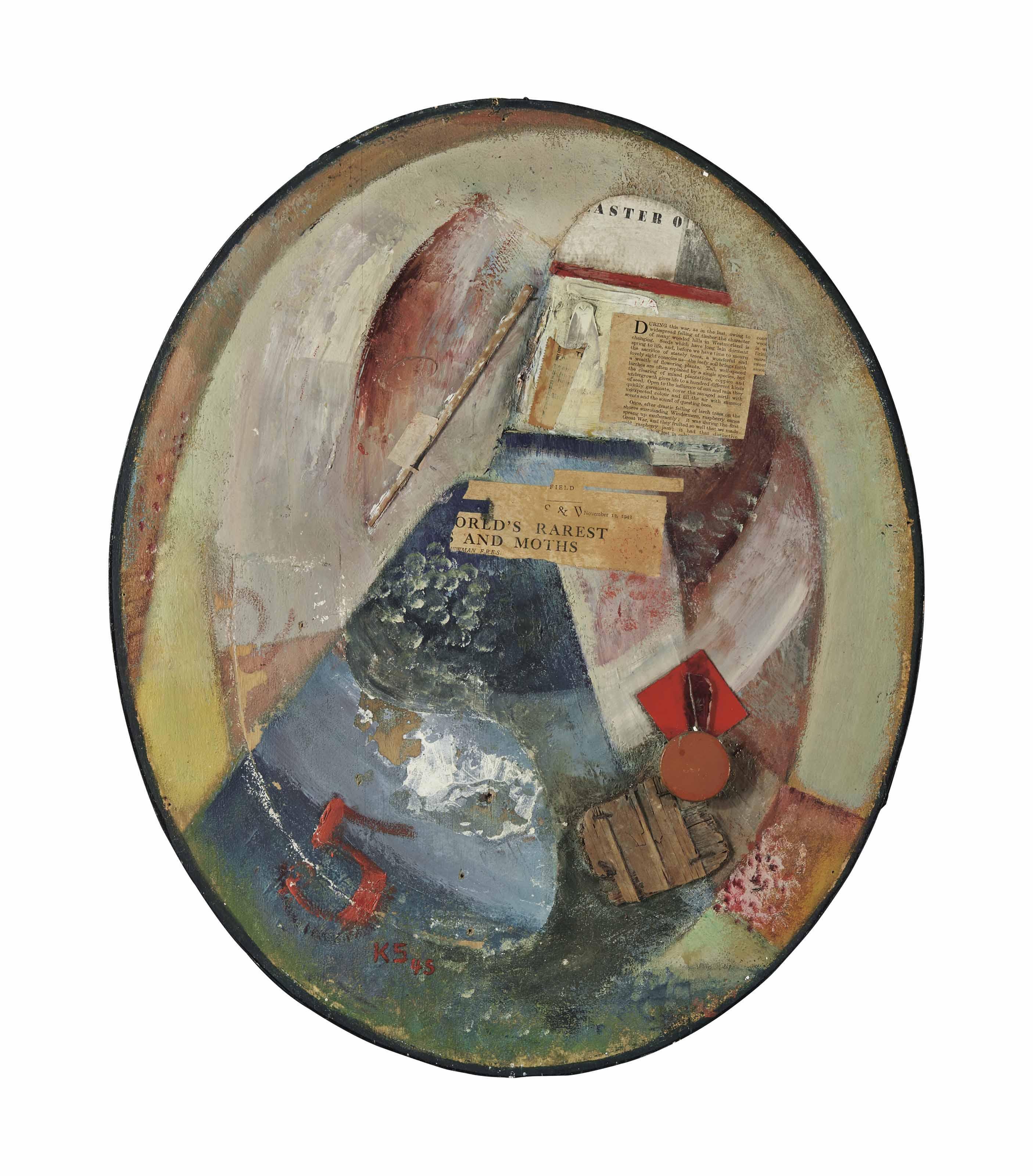 Kurt Schwitters - Ohne titel (ORLD\'S RAREST AND MOTHS)