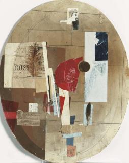 Kurt Schwitters - Ohne Titel (Ross mit englischem Penny)