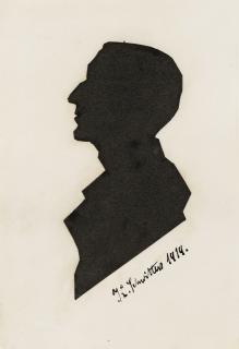 Kurt Schwitters - Ohne Titel (Scherenschnitt Eines Unbekannten)  Untitled (Silhouette Of A Stranger)