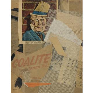 Kurt Schwitters - Ohne Titel, W. C. Fields (Untitled, W. C. Fields) 