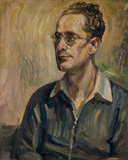 Kurt Schwitters - Sans titre (Portrait d\'Erich Kahn)