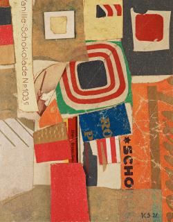 Kurt Schwitters - Untitled (Vanlilla Chocolate No. 103c)
