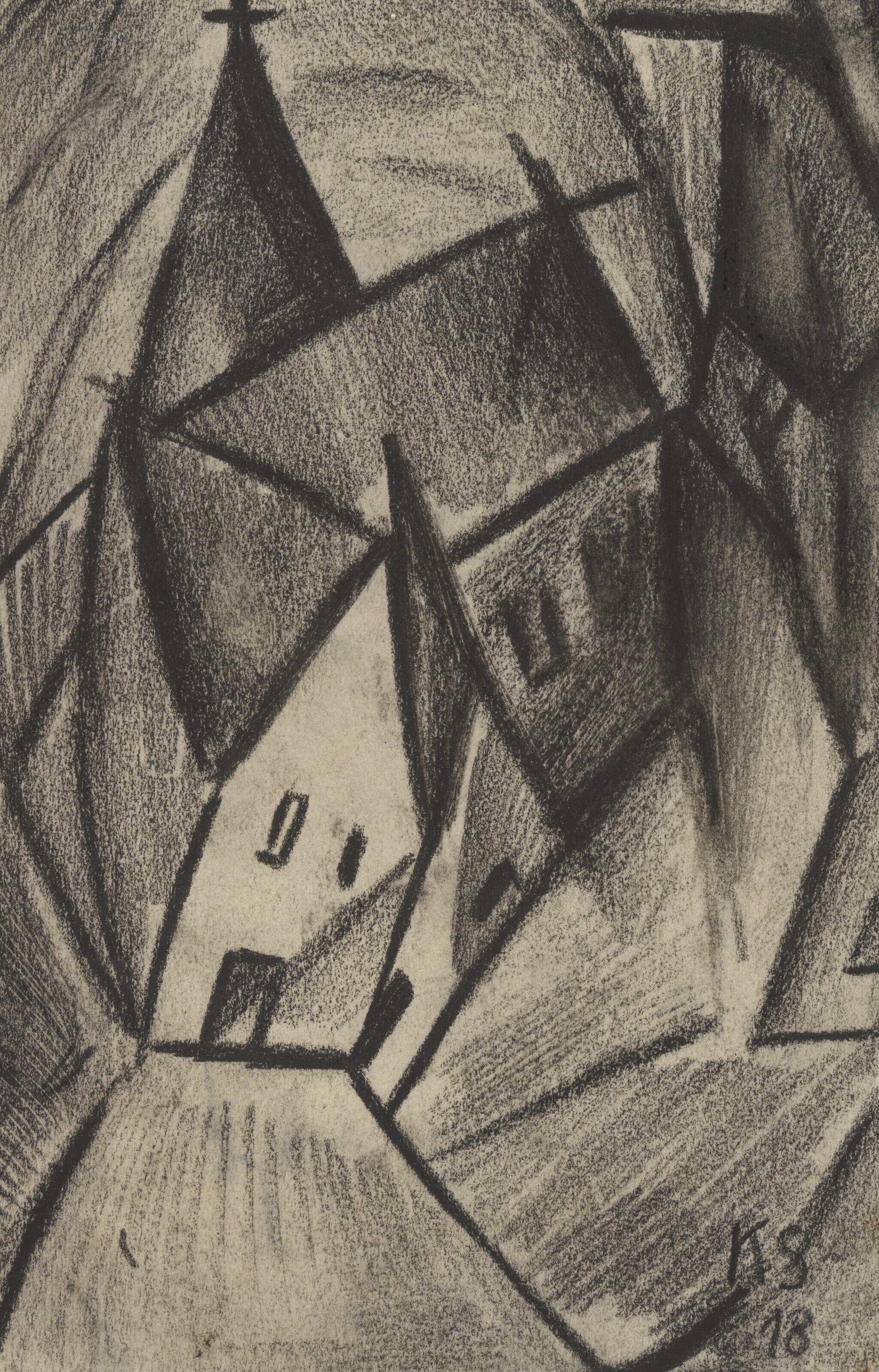 Kurt Schwitters - Z31 Nächtliches Dorf