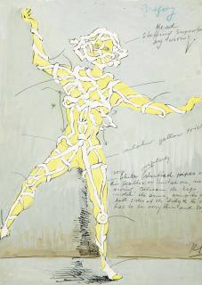 Kurt Seligmann - Design For A Costume; And A Companion Sketch