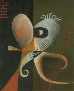 Kurt Seligmann - Komposition (Aquarium)