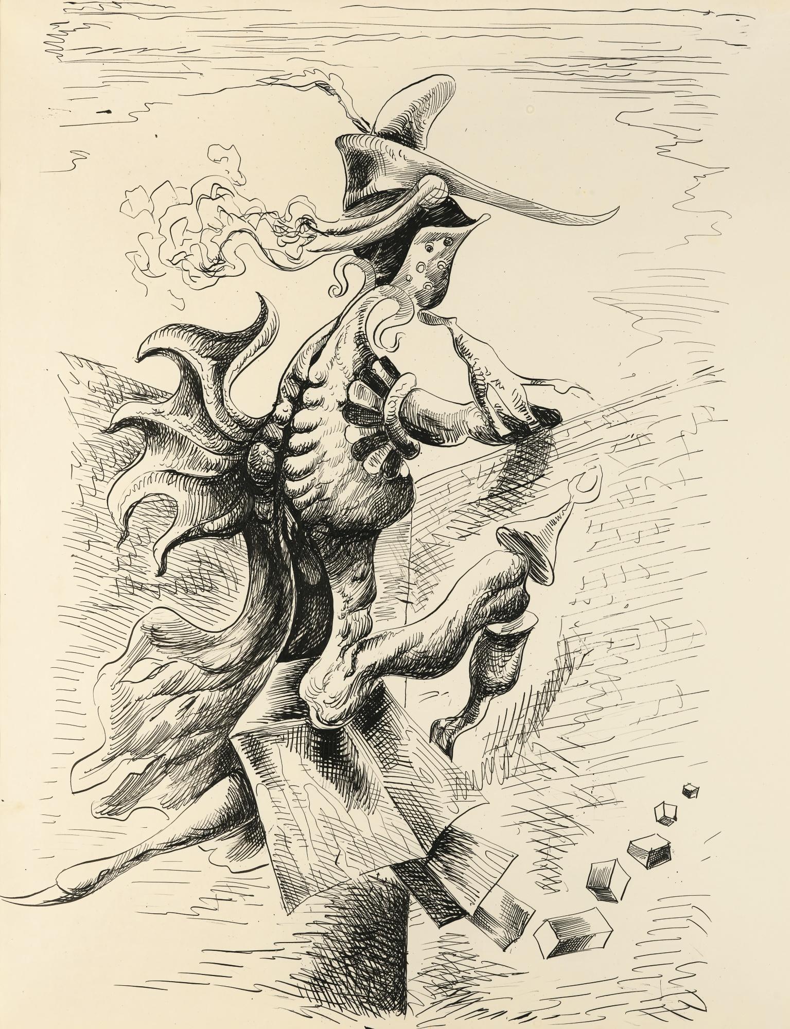 Kurt Seligmann - L\'Impasse Pivote Sur La Vitrine