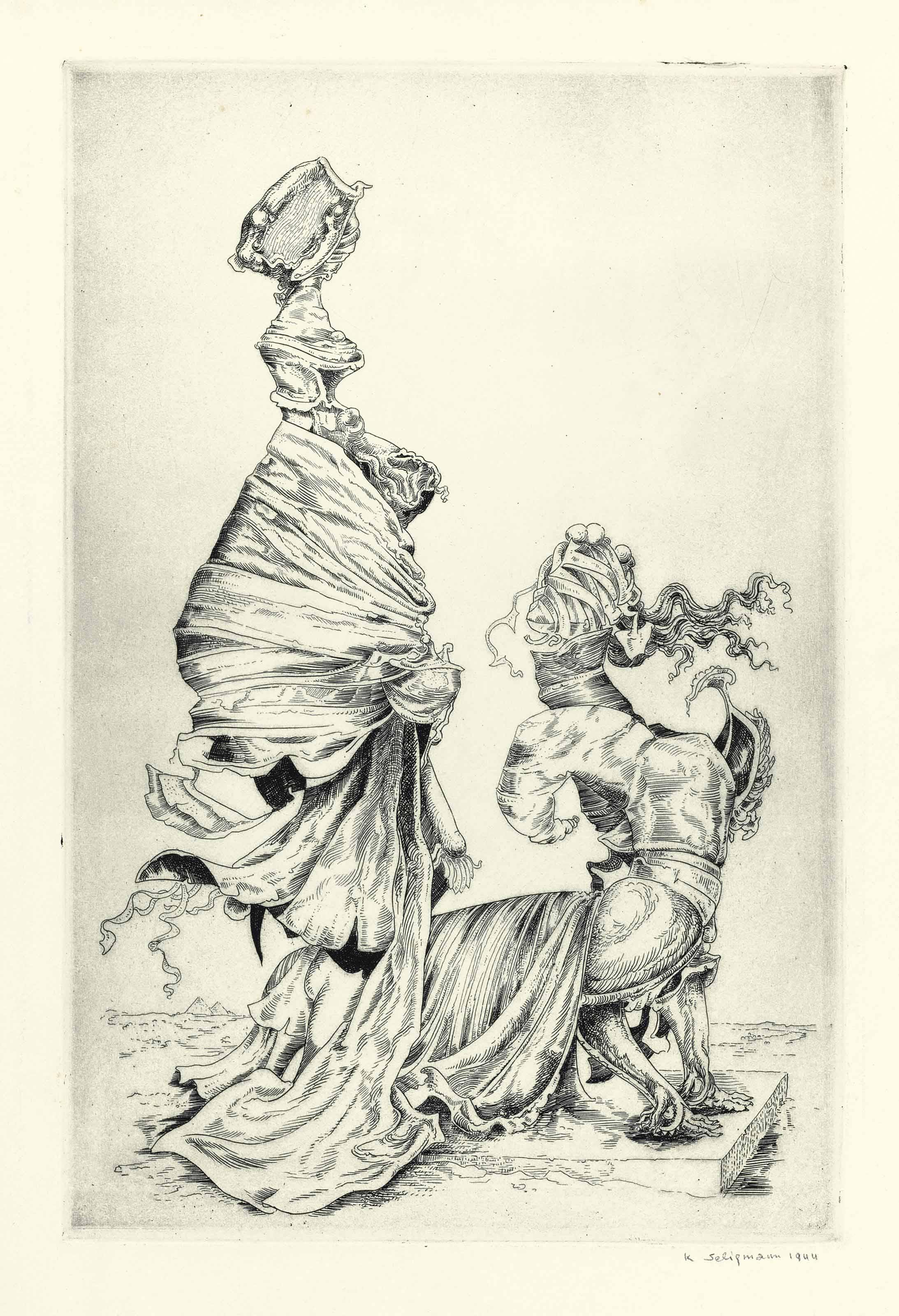 Kurt Seligmann - Sphinx, from  The Myth of Oedipus