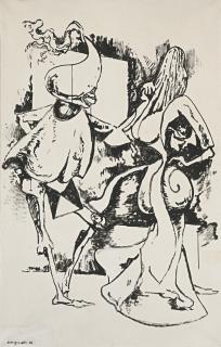 Kurt Seligmann - Surreal Figures