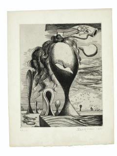 Kurt Seligmann - Untitled, from  Album de 23 gravures