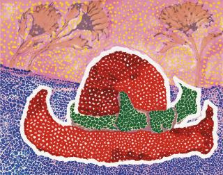 Kusama Yayoi - Hat Left Behind In The Field