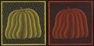 Kusama Yayoi - Pumpkin- Memorial Scarf In Shanghai Expo (Two Works)