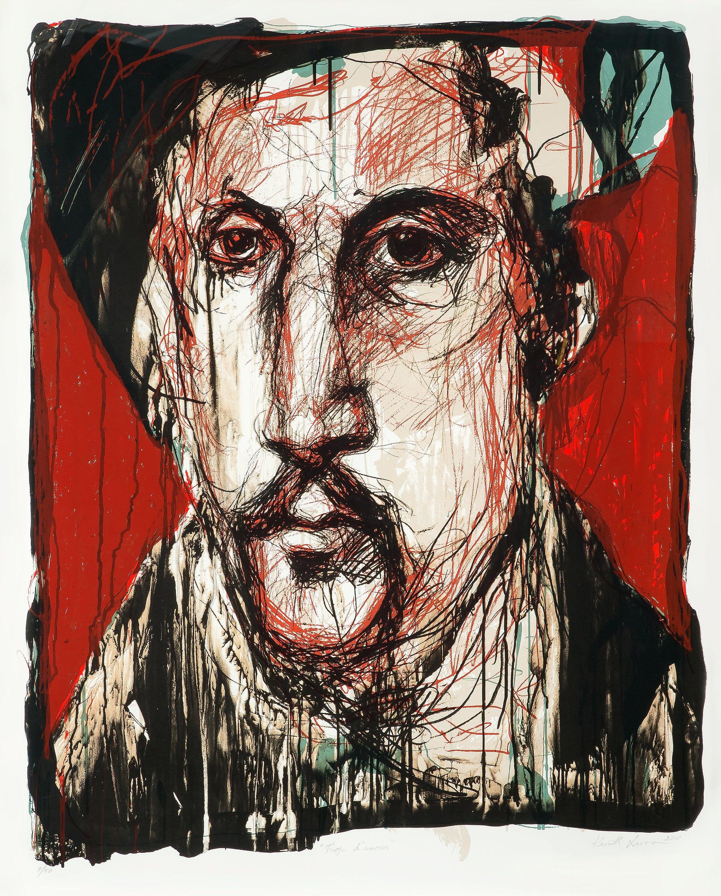 Kuutti Lavonen - Kuutti Lavonen, Litografi, Numrerad 7/50, Signerad 2010.