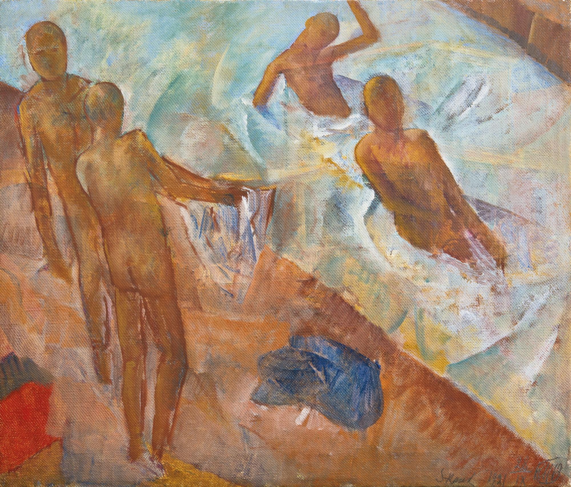 Kuzma Petrov-Vodkin - Bathing Boys