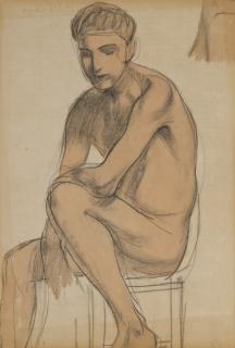 Kuzma Petrov-Vodkin - Seated Boy