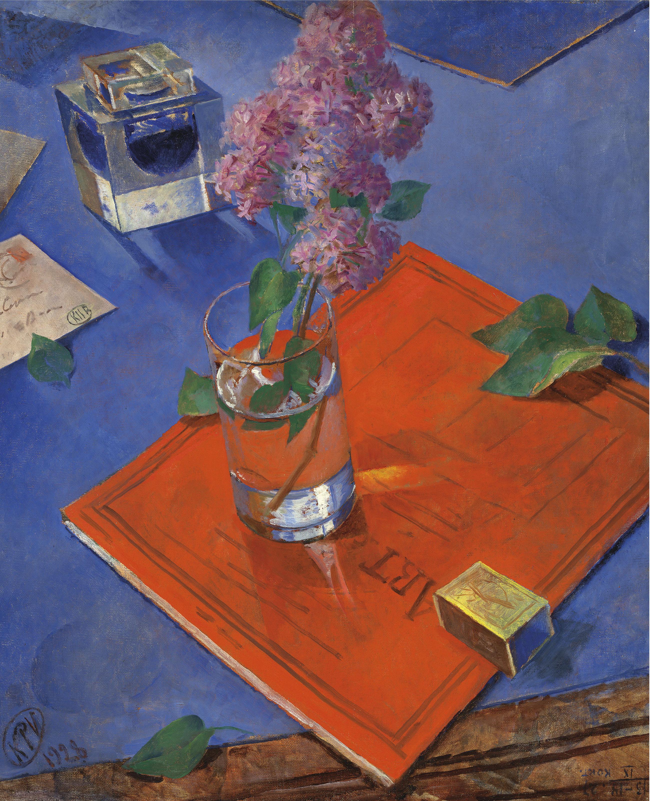 Kuzma Petrov-Vodkin - Still life with lilac