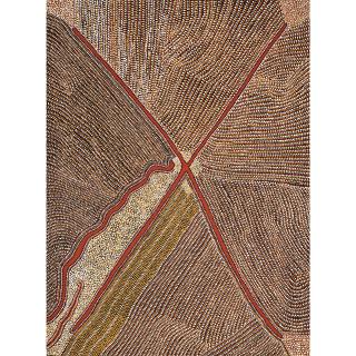 Kweyetwemp Petyarre - Arkerrthe Awelye, Mountain Devil Lizard Dreaming