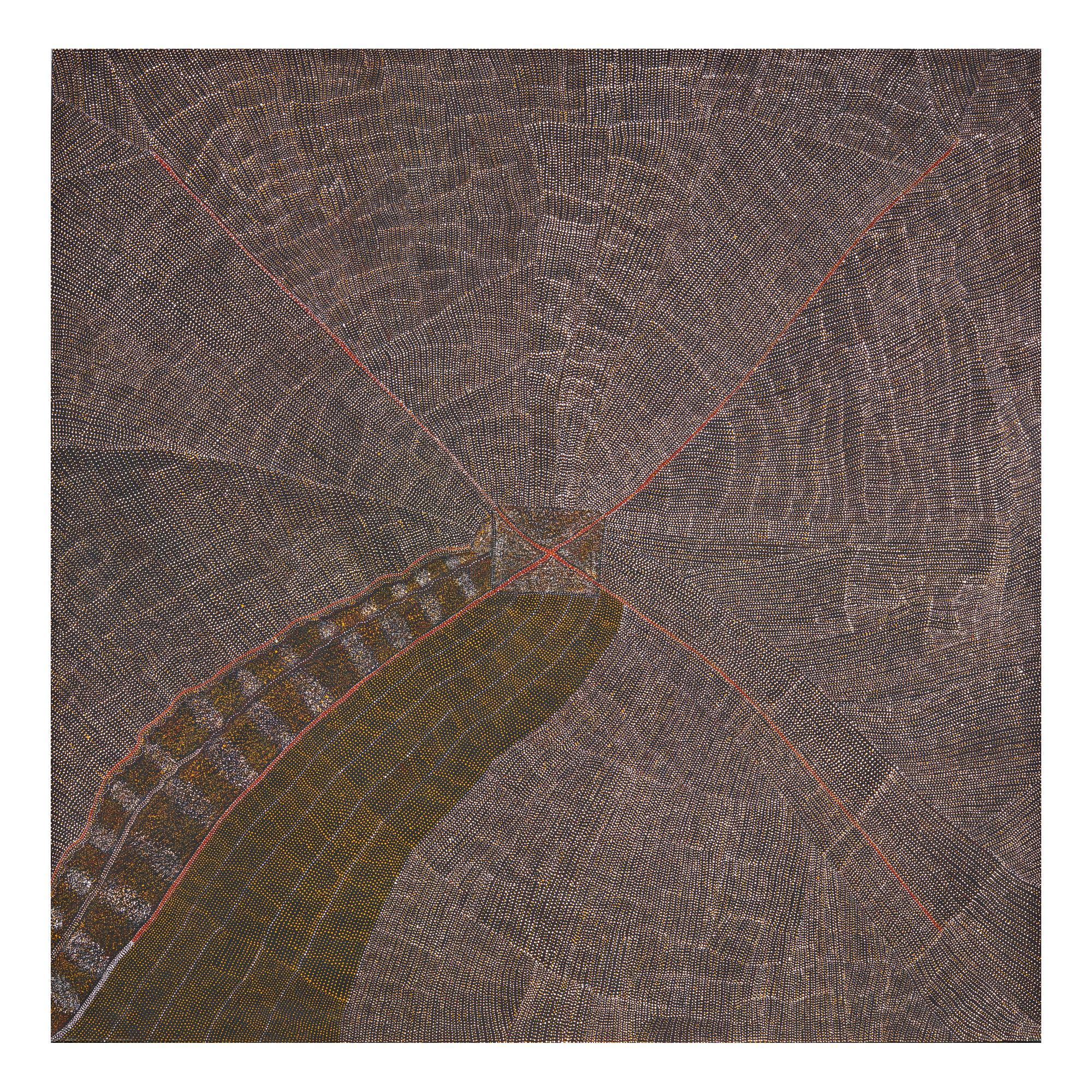 Kweyetwemp Petyarre - Atnangkere Soakage (Mountain Devil Lizard)