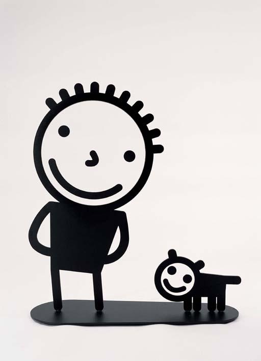 Kwon Ki-Soo - Donguri with a dog & Plum Blossoms around a Cottage-Visting a friend on a snowy day