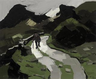 Kyffin Williams, R.A. - Hill Farmer