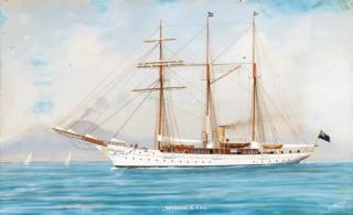 L. Papaluca - The steam yacht Sunbeam in Neapolitan waters; and Under sail at sea