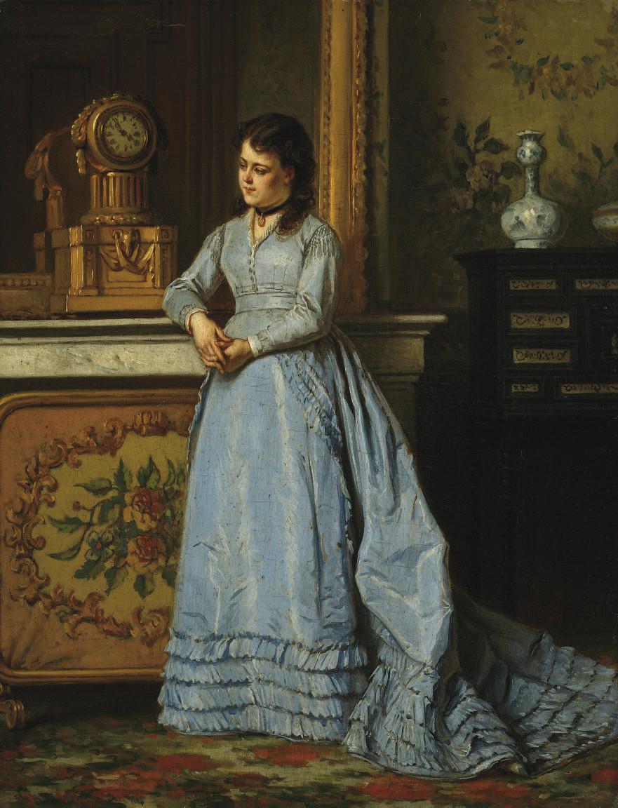 Ladislaus Bakalowicz - A Beauty In A Boudoir