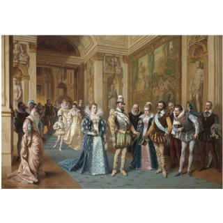 Ladislaus Bakalowicz - Polish Henri Iv And Marie De Medicis