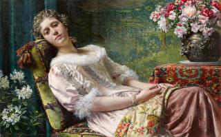 Ladislaus von Czachórski - Träumendes Mädchen