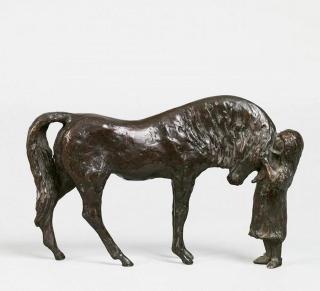 Ladislav Hlina - Mädchen mit Pferd