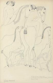 Lado Gudiashvili - Les Chevaux