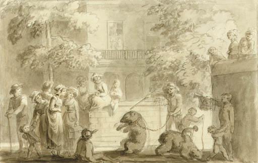 Lady Diana Beauclerk - A Performing Bear