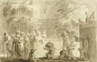 Lady Diana Beauclerk - A Performing Bear