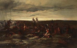 Lady Elizabeth Butler - Dawn Of Waterloo