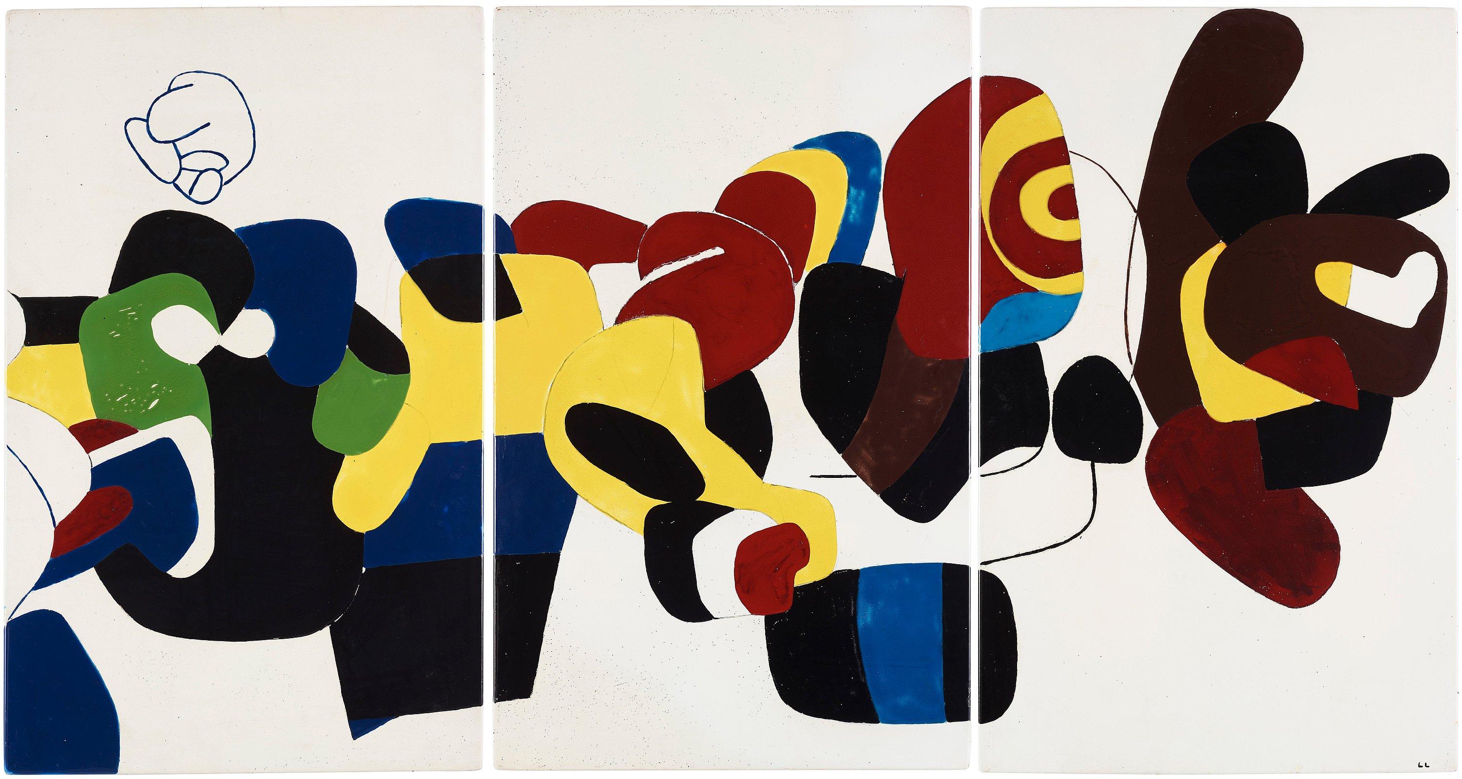 Lage Lindell - Untitled, triptych.
