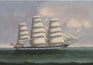 Lai Fong of Calcutta - The Coolie Ship Avon Under Full Sail