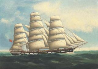 Lai Fong Of Calcutta - The Iron Wool Clipper Loch Tay At Sea