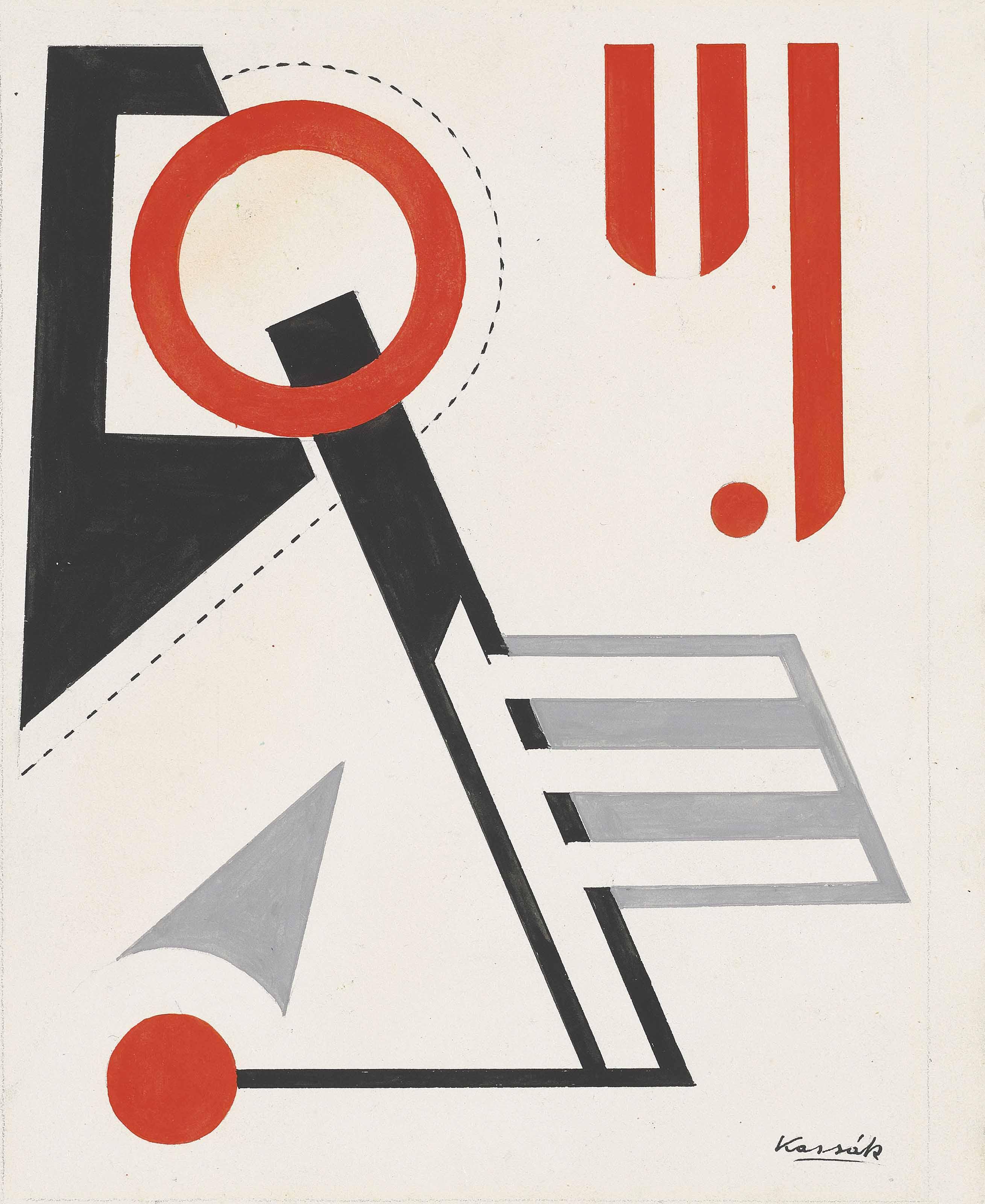 Lajos Kassák - Composition