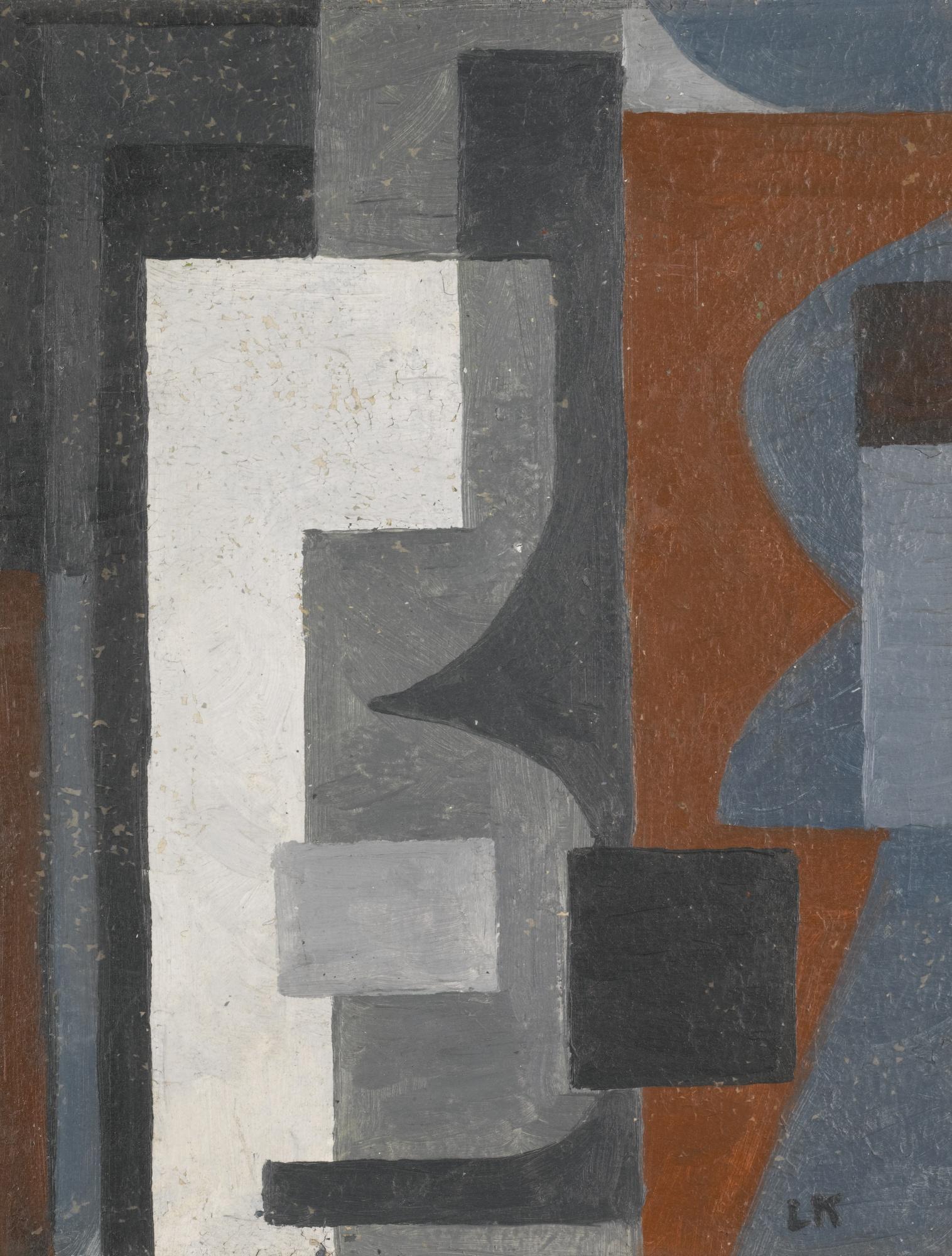 Lajos Kassák - Hungarian geometric Composition