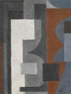 Lajos Kassák - Hungarian geometric Composition