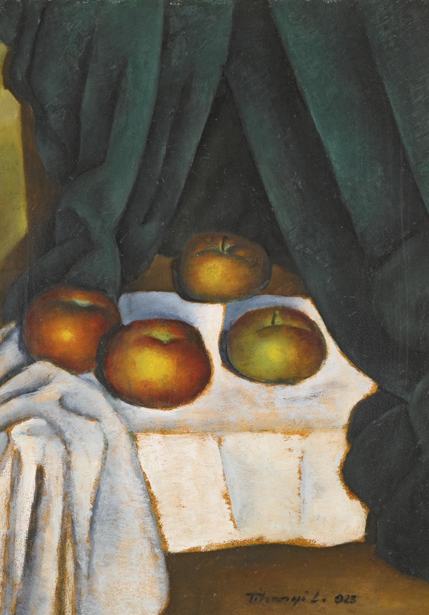 Lajos Tihanyi - Hungarian still Life With Fruit