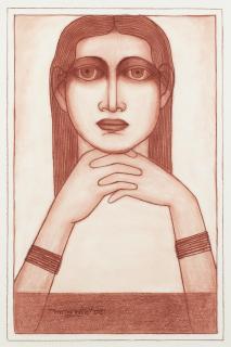 Lalu Prasad Shaw - Untitled (Woman)