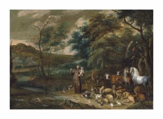 Lambert De Hondt - Saint Francis with the Animals