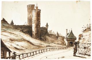 Lambert Harmensz. Doomer - View Of The Belvedere And Hoenderpoort, Nijmegen