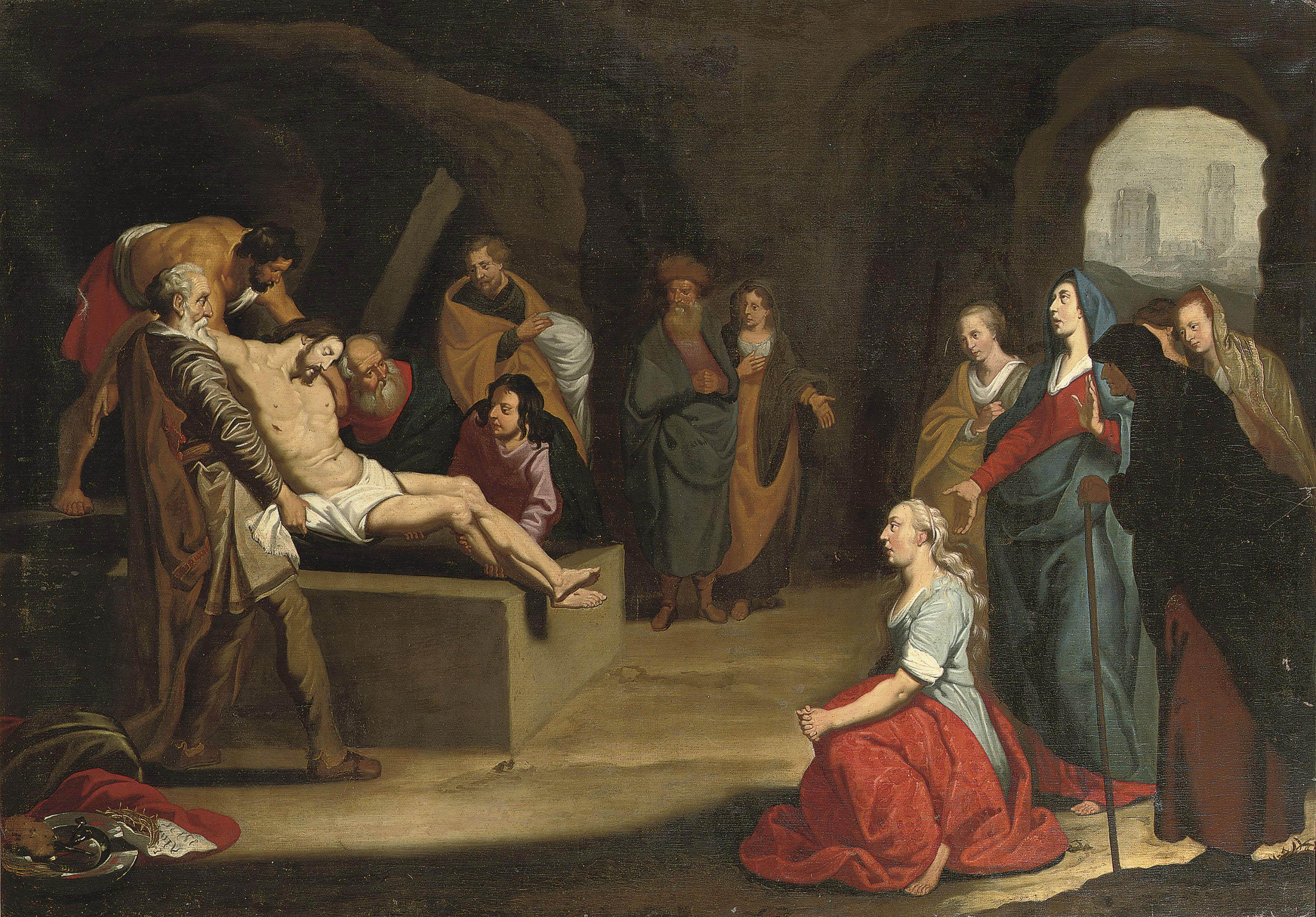 Lambert Jacobsz - The Entombment