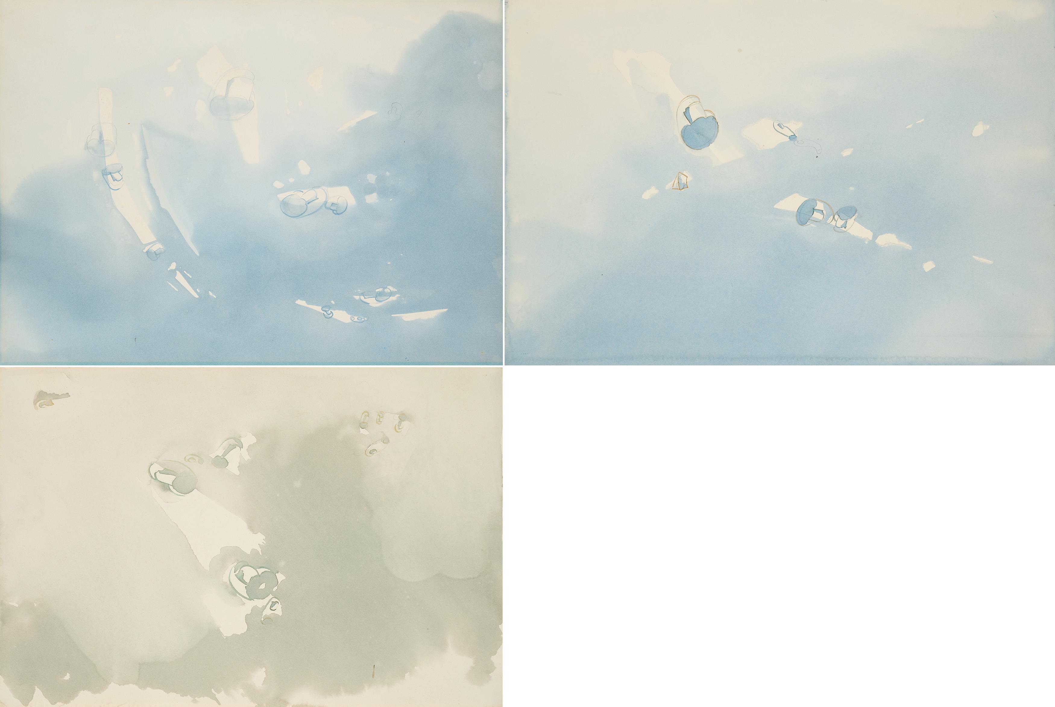 Lambert Maria Wintersberger - Konvolut von 3 Papierarbeiten.