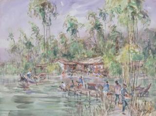Lan Yinding - Living beside the river