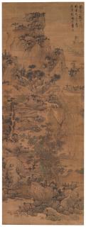 Lan Ying - Landscape after Wang Meng