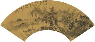 Lan Ying - Landscape in the Style of Wu Zhen